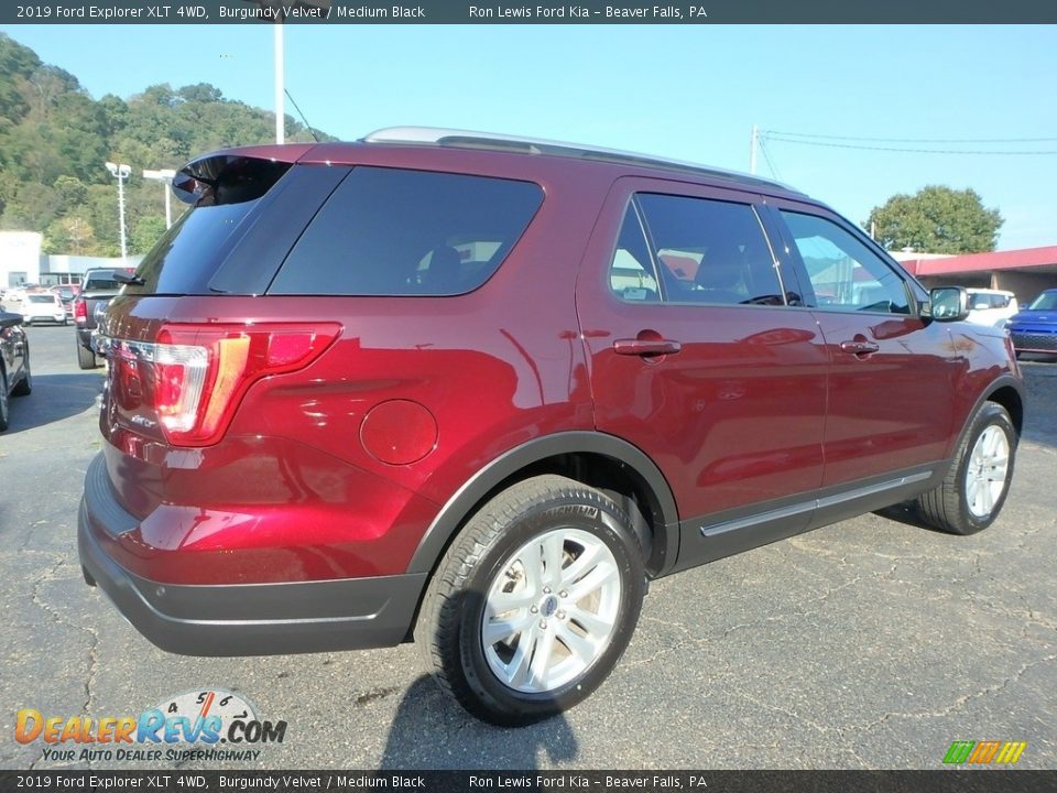 2019 Ford Explorer XLT 4WD Burgundy Velvet / Medium Black Photo #2