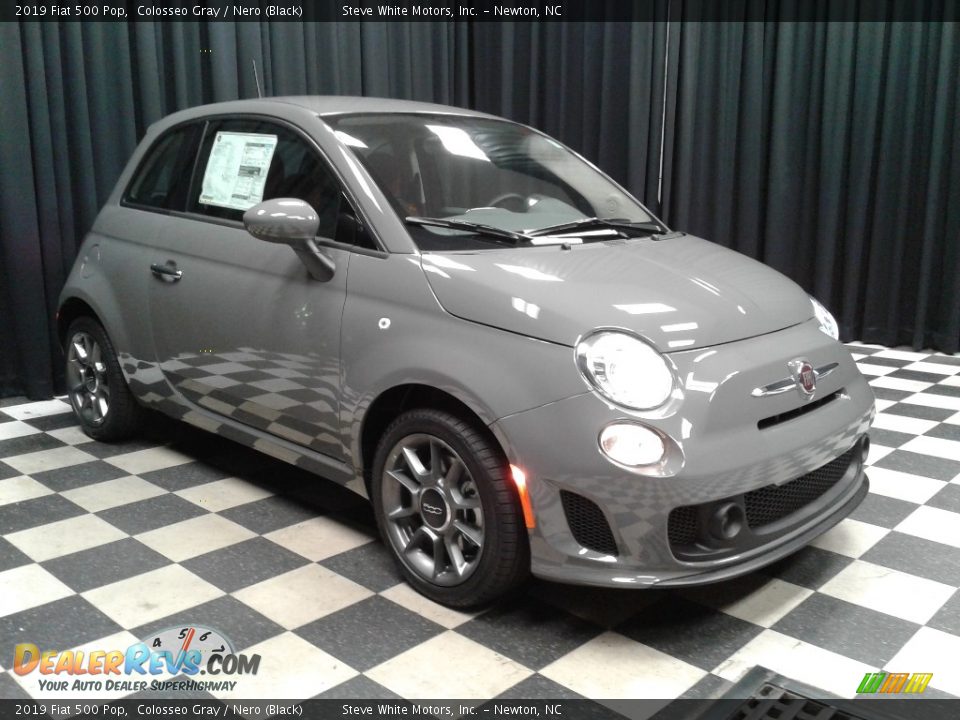 2019 Fiat 500 Pop Colosseo Gray / Nero (Black) Photo #4