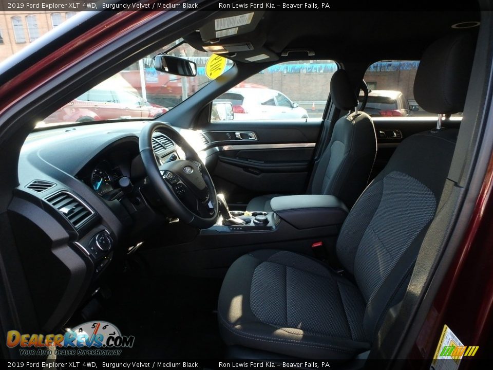 2019 Ford Explorer XLT 4WD Burgundy Velvet / Medium Black Photo #12