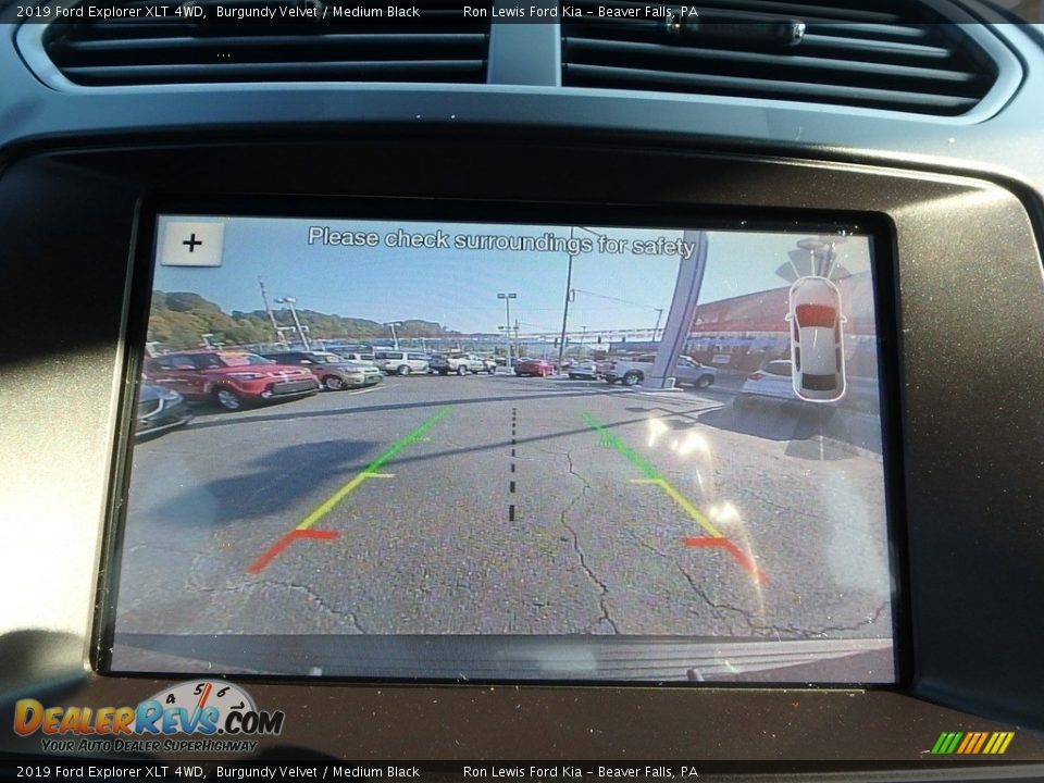 2019 Ford Explorer XLT 4WD Burgundy Velvet / Medium Black Photo #18