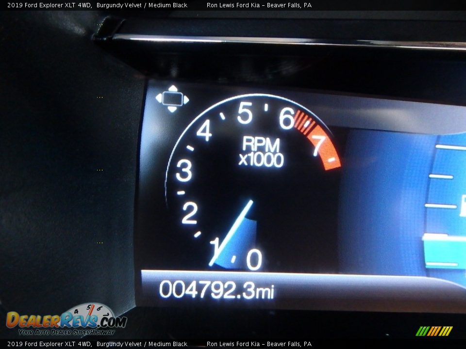 2019 Ford Explorer XLT 4WD Burgundy Velvet / Medium Black Photo #20