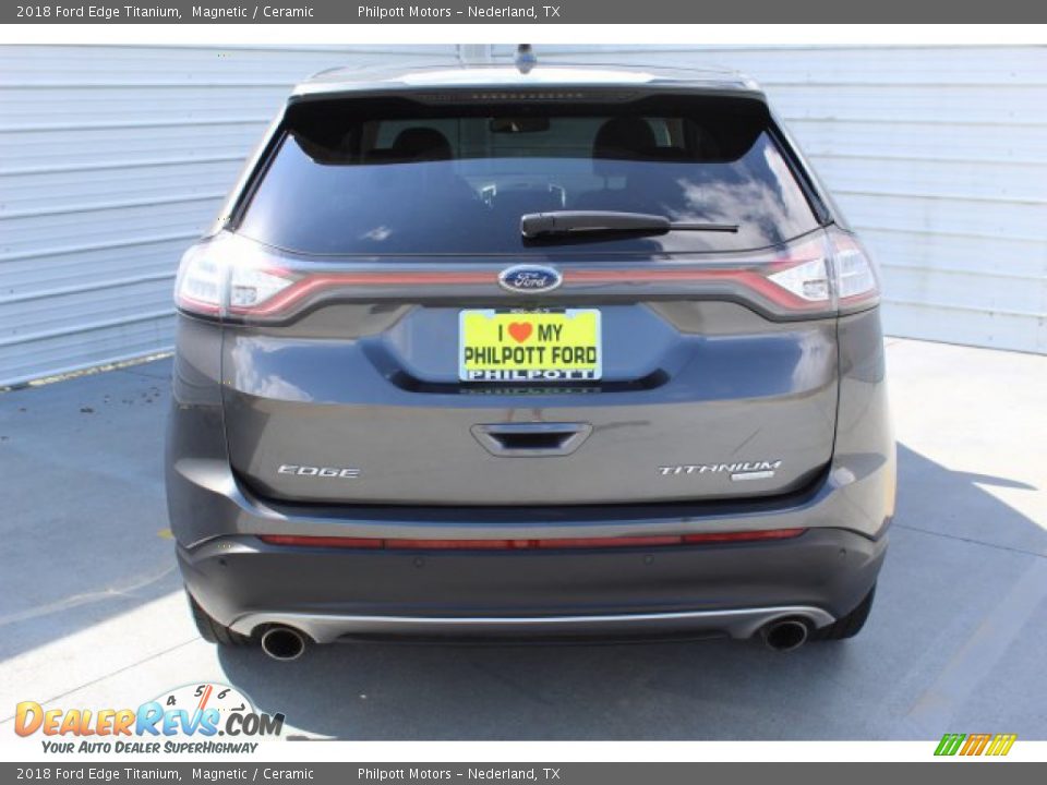 2018 Ford Edge Titanium Magnetic / Ceramic Photo #8