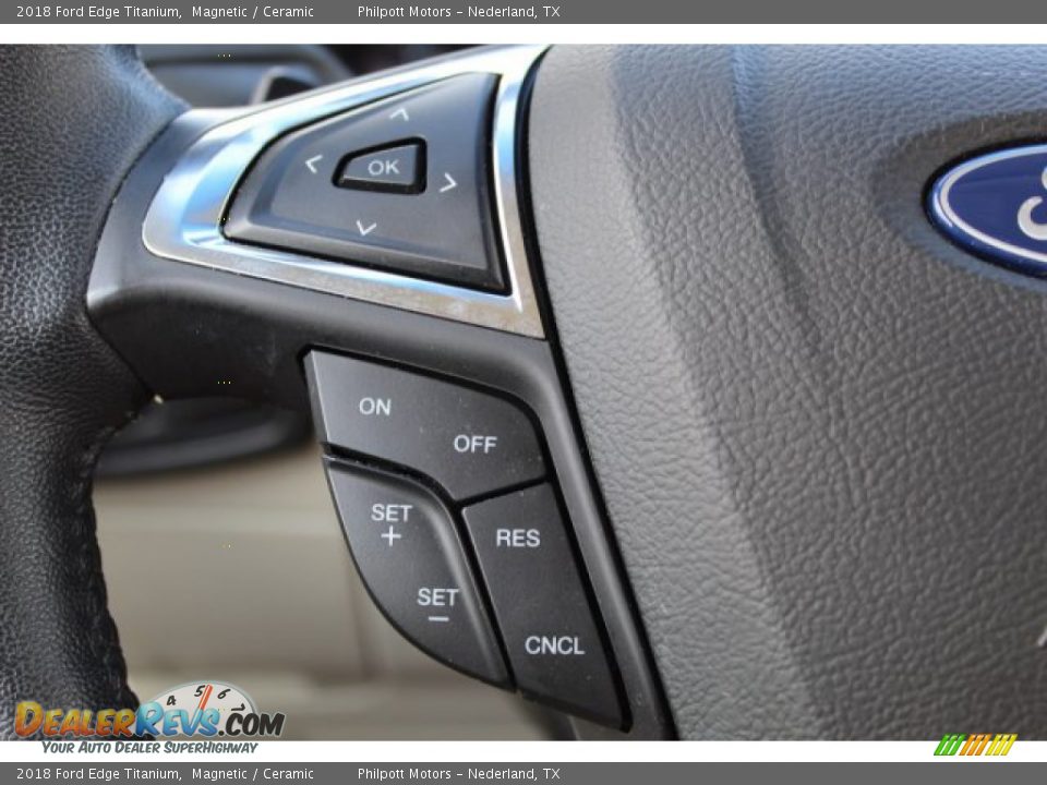 2018 Ford Edge Titanium Magnetic / Ceramic Photo #14