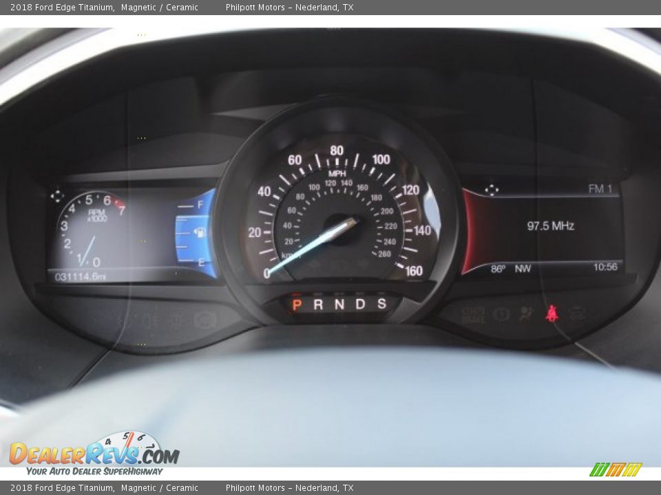 2018 Ford Edge Titanium Magnetic / Ceramic Photo #16
