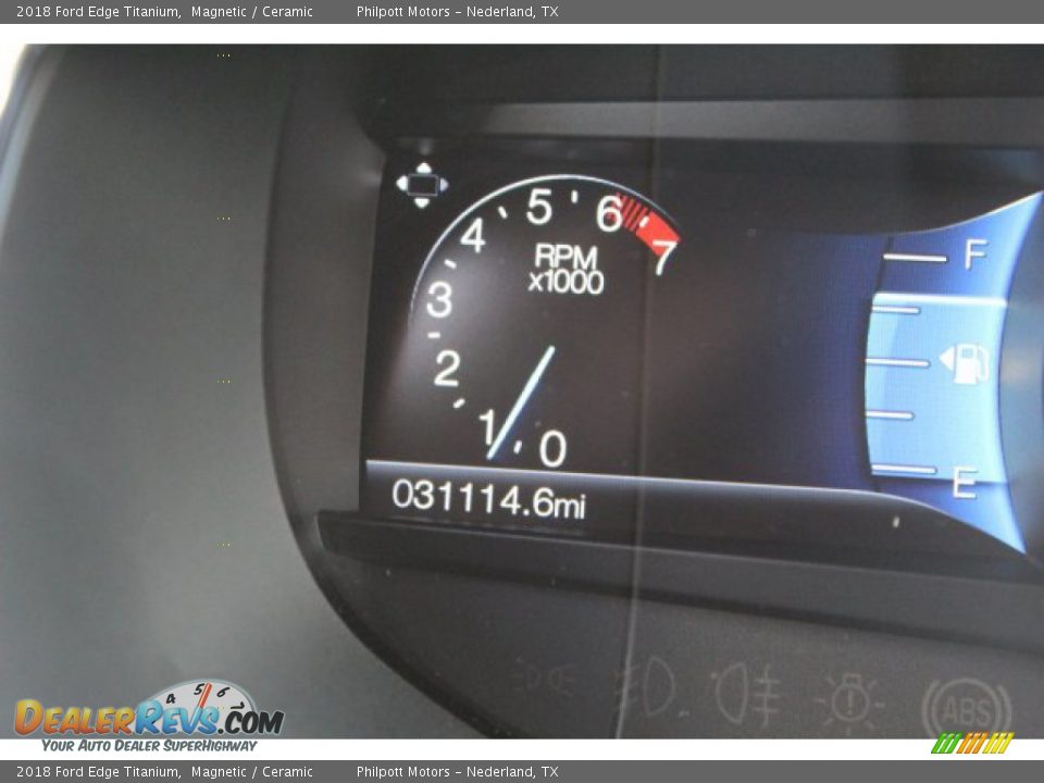 2018 Ford Edge Titanium Magnetic / Ceramic Photo #17