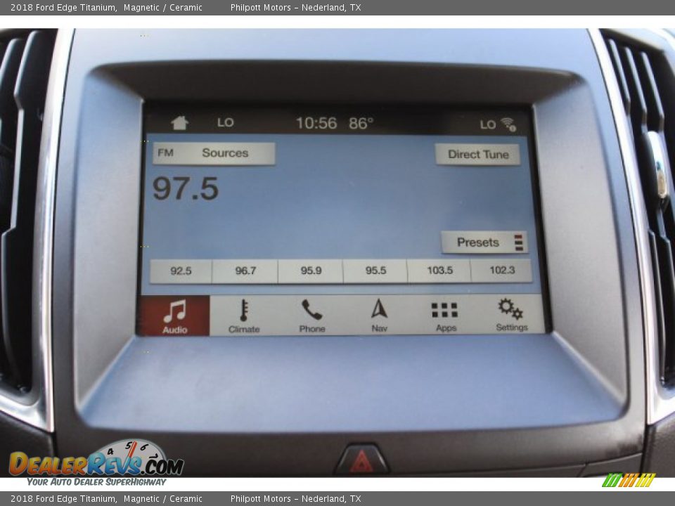 2018 Ford Edge Titanium Magnetic / Ceramic Photo #18