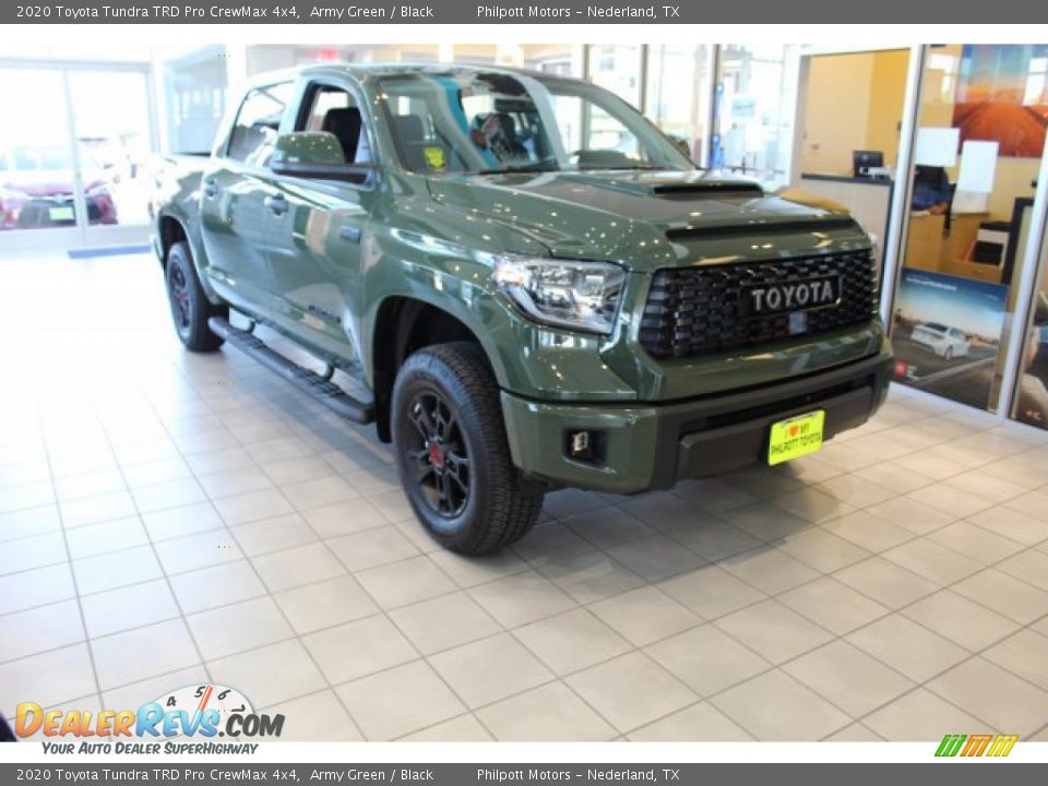 Army Green 2020 Toyota Tundra TRD Pro CrewMax 4x4 Photo #2