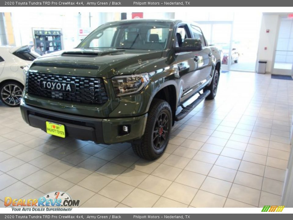 2020 Toyota Tundra TRD Pro CrewMax 4x4 Army Green / Black Photo #4