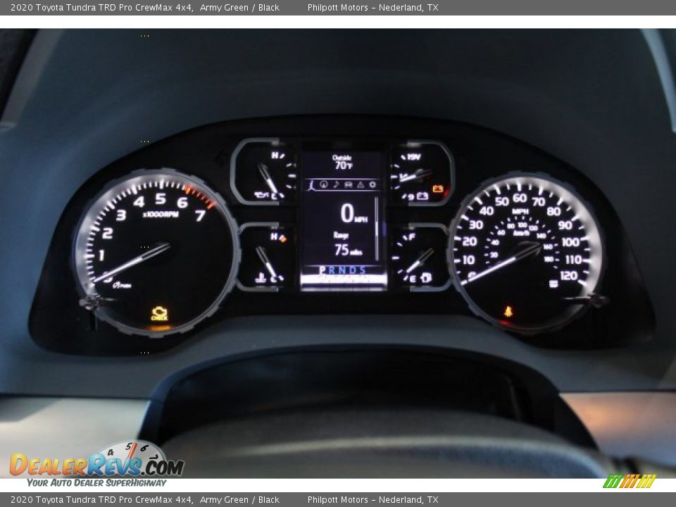 2020 Toyota Tundra TRD Pro CrewMax 4x4 Gauges Photo #16
