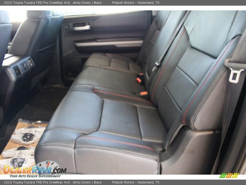 Rear Seat of 2020 Toyota Tundra TRD Pro CrewMax 4x4 Photo #22