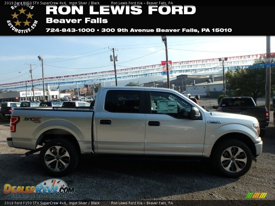 2019 Ford F150 STX SuperCrew 4x4 Ingot Silver / Black Photo #1