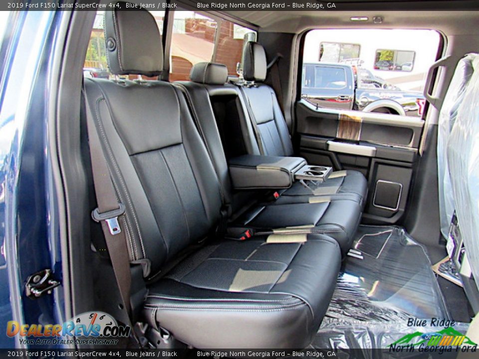 2019 Ford F150 Lariat SuperCrew 4x4 Blue Jeans / Black Photo #12