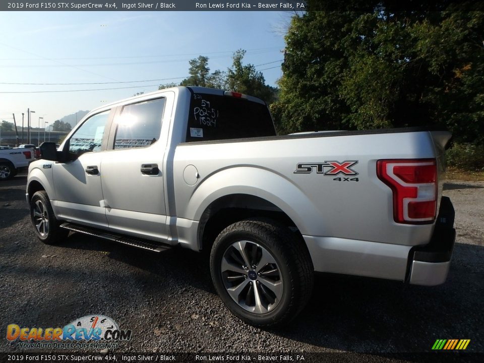 2019 Ford F150 STX SuperCrew 4x4 Ingot Silver / Black Photo #4