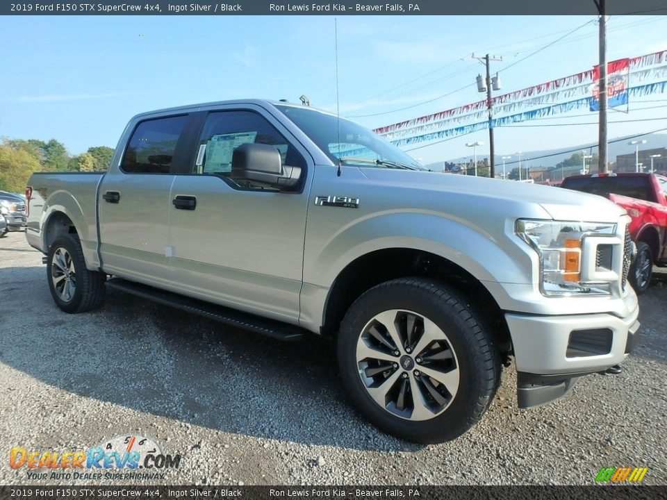 2019 Ford F150 STX SuperCrew 4x4 Ingot Silver / Black Photo #8