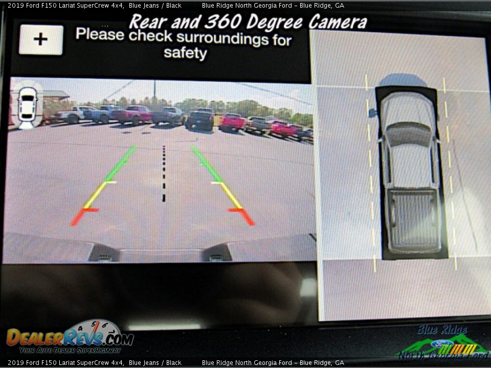 2019 Ford F150 Lariat SuperCrew 4x4 Blue Jeans / Black Photo #21