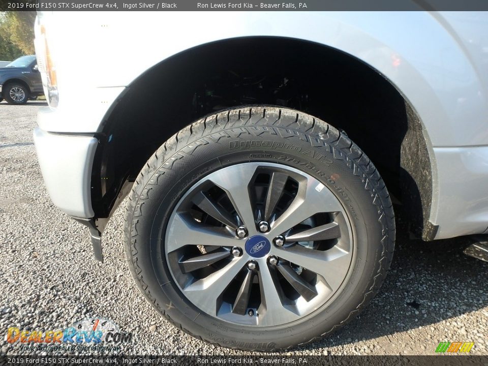 2019 Ford F150 STX SuperCrew 4x4 Ingot Silver / Black Photo #9