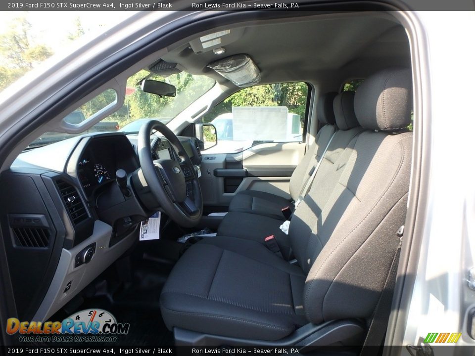 2019 Ford F150 STX SuperCrew 4x4 Ingot Silver / Black Photo #12