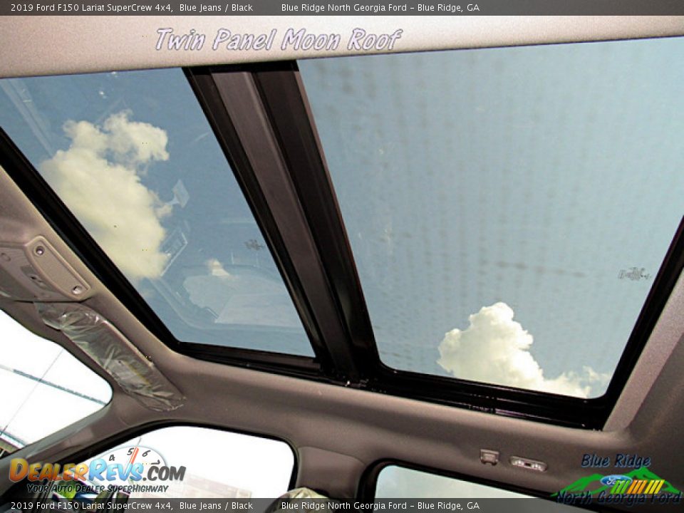 2019 Ford F150 Lariat SuperCrew 4x4 Blue Jeans / Black Photo #26