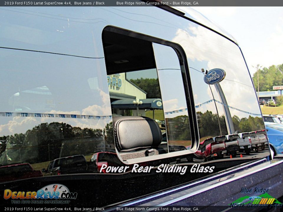 2019 Ford F150 Lariat SuperCrew 4x4 Blue Jeans / Black Photo #27