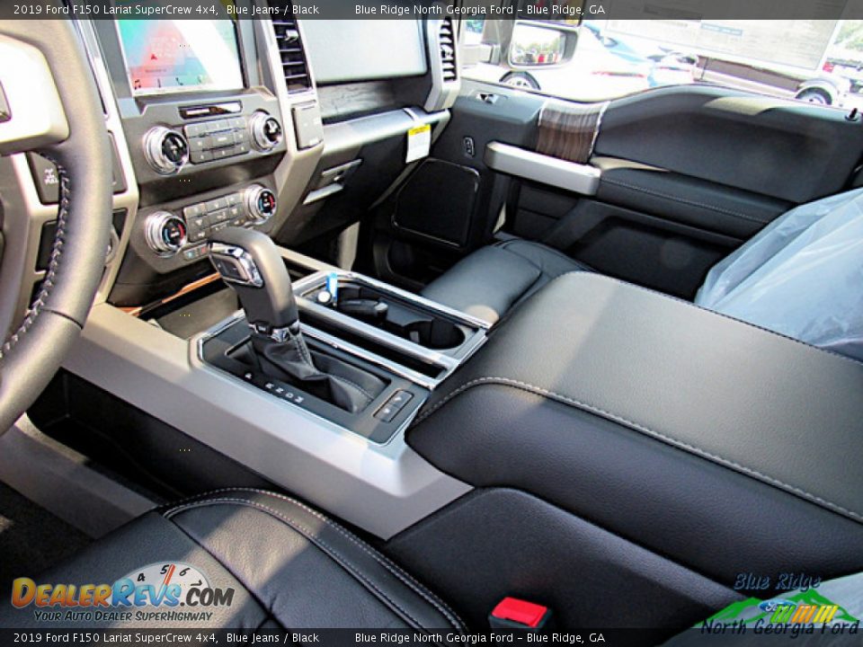 2019 Ford F150 Lariat SuperCrew 4x4 Blue Jeans / Black Photo #28