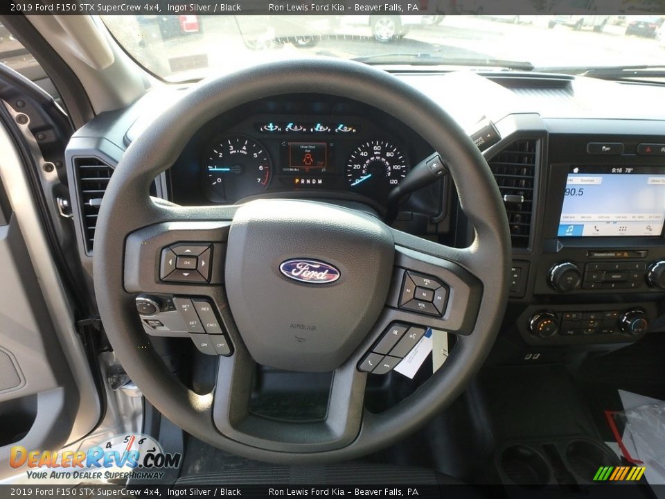 2019 Ford F150 STX SuperCrew 4x4 Ingot Silver / Black Photo #16