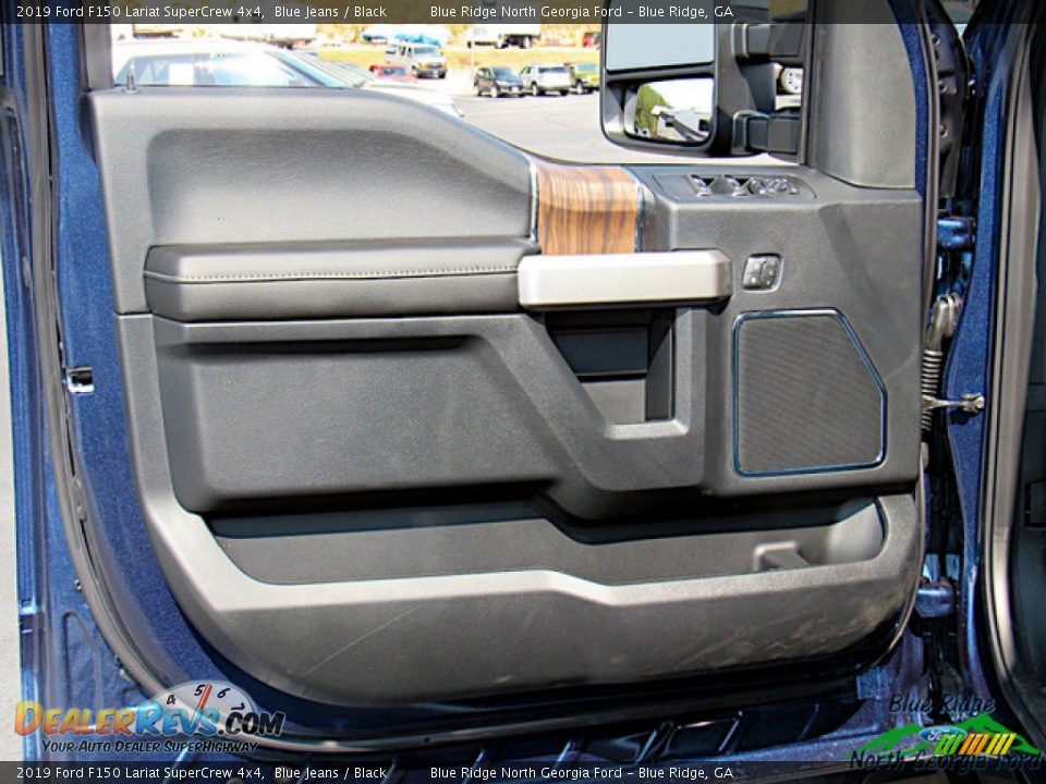 2019 Ford F150 Lariat SuperCrew 4x4 Blue Jeans / Black Photo #30