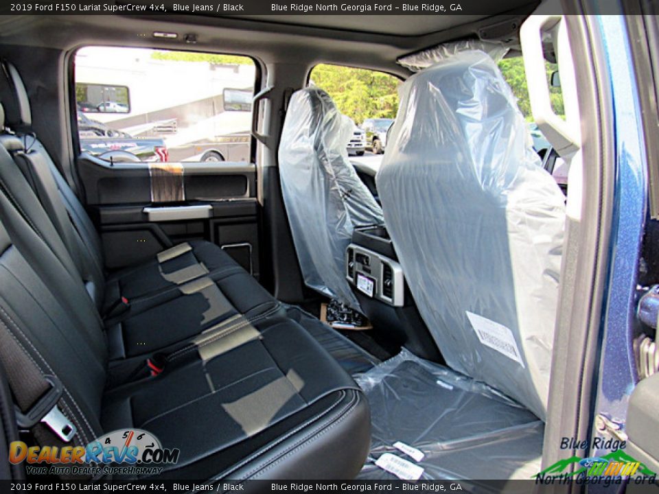 2019 Ford F150 Lariat SuperCrew 4x4 Blue Jeans / Black Photo #33