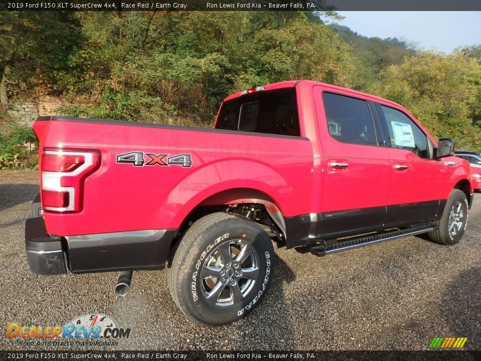 2019 Ford F150 XLT SuperCrew 4x4 Race Red / Earth Gray Photo #2
