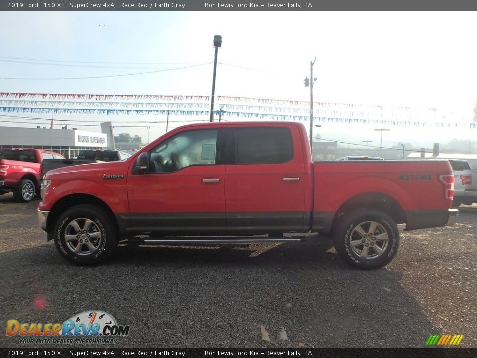 2019 Ford F150 XLT SuperCrew 4x4 Race Red / Earth Gray Photo #5