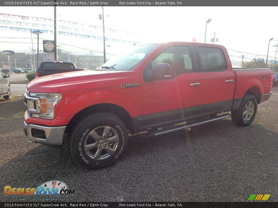 2019 Ford F150 XLT SuperCrew 4x4 Race Red / Earth Gray Photo #6