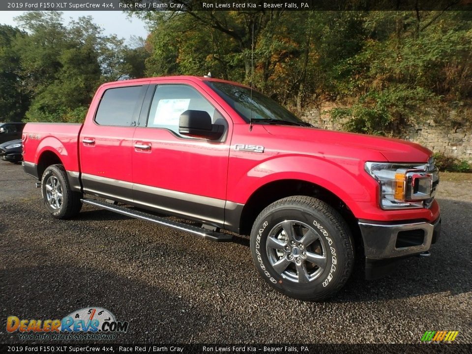 2019 Ford F150 XLT SuperCrew 4x4 Race Red / Earth Gray Photo #8