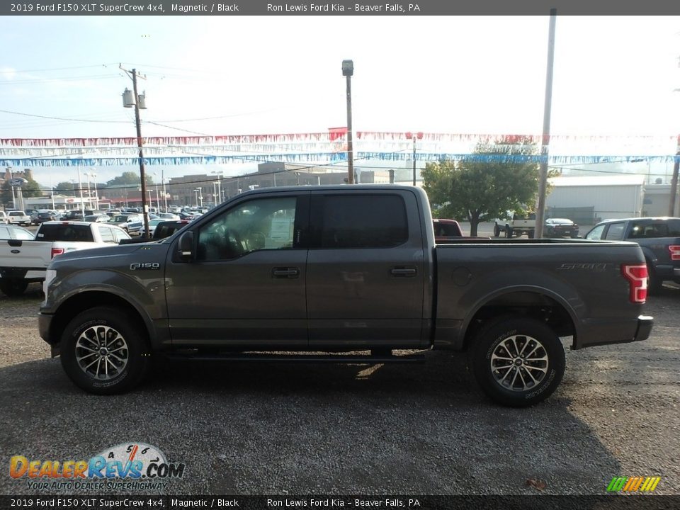 2019 Ford F150 XLT SuperCrew 4x4 Magnetic / Black Photo #5