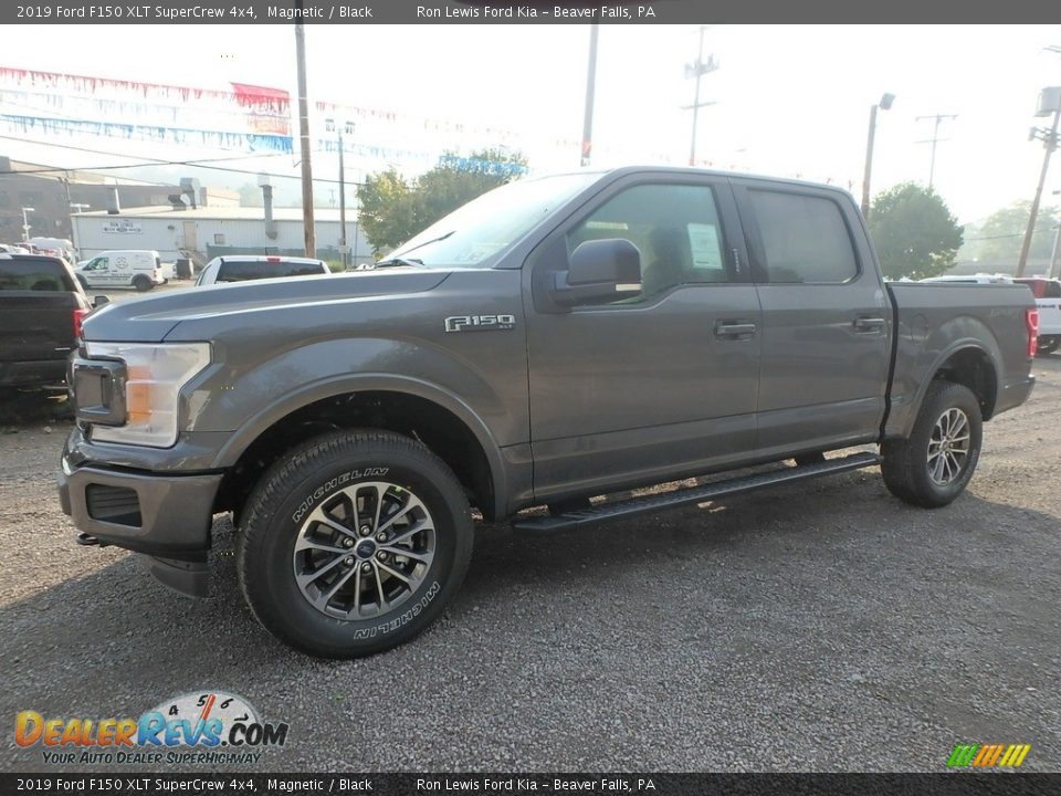 2019 Ford F150 XLT SuperCrew 4x4 Magnetic / Black Photo #6