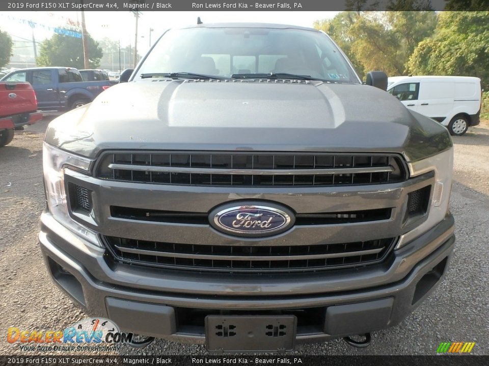 2019 Ford F150 XLT SuperCrew 4x4 Magnetic / Black Photo #7