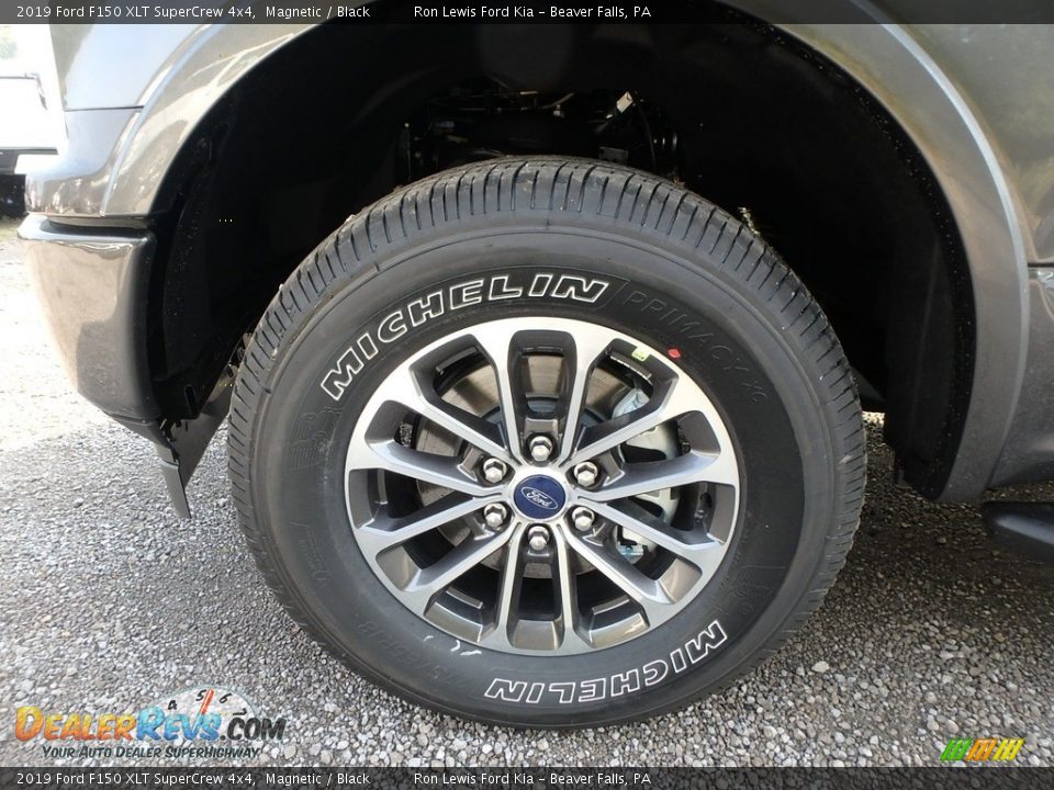 2019 Ford F150 XLT SuperCrew 4x4 Magnetic / Black Photo #9