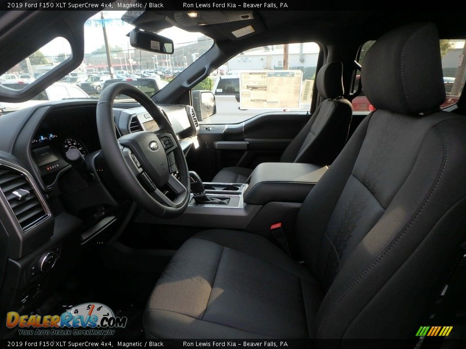2019 Ford F150 XLT SuperCrew 4x4 Magnetic / Black Photo #13