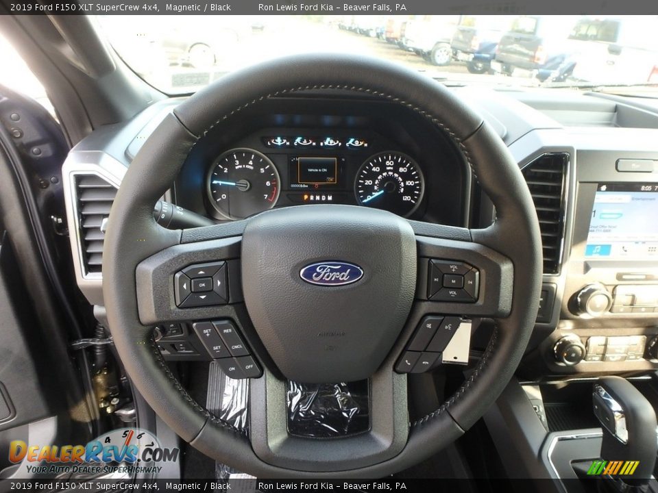 2019 Ford F150 XLT SuperCrew 4x4 Magnetic / Black Photo #17