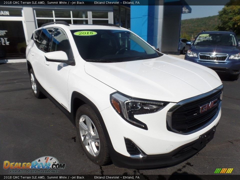 2018 GMC Terrain SLE AWD Summit White / ­Jet Black Photo #1