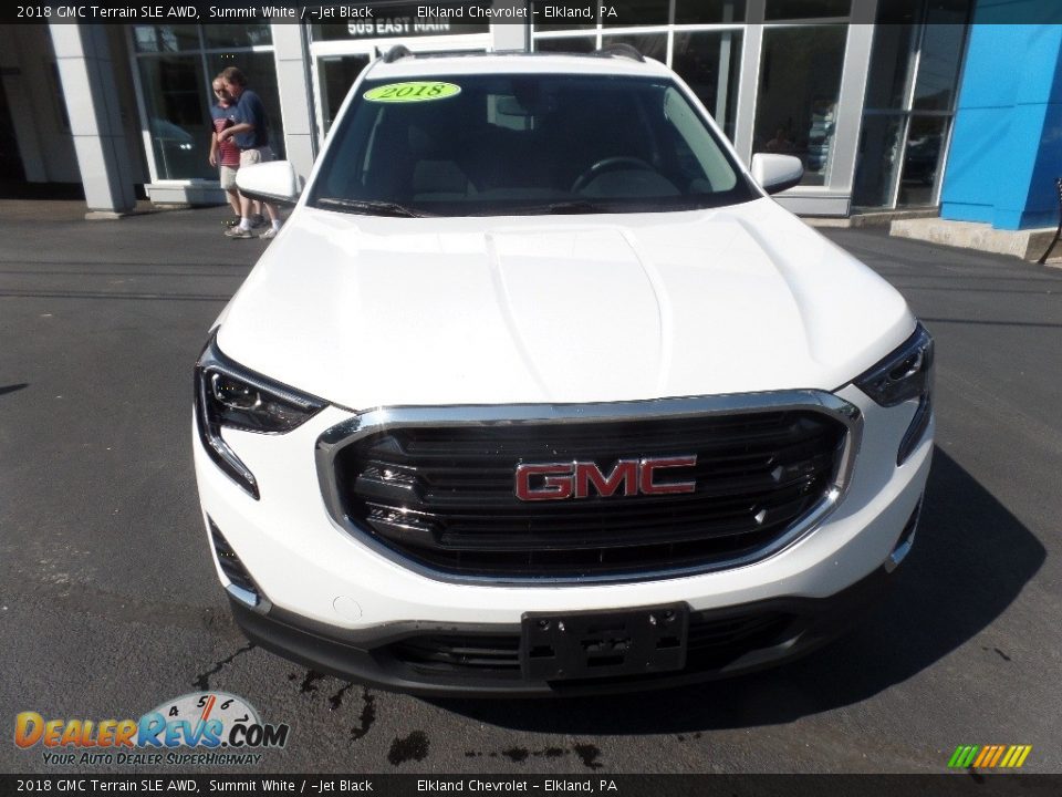 2018 GMC Terrain SLE AWD Summit White / ­Jet Black Photo #2