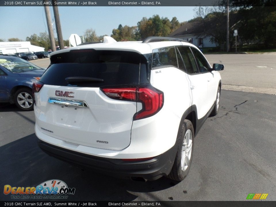 2018 GMC Terrain SLE AWD Summit White / ­Jet Black Photo #8