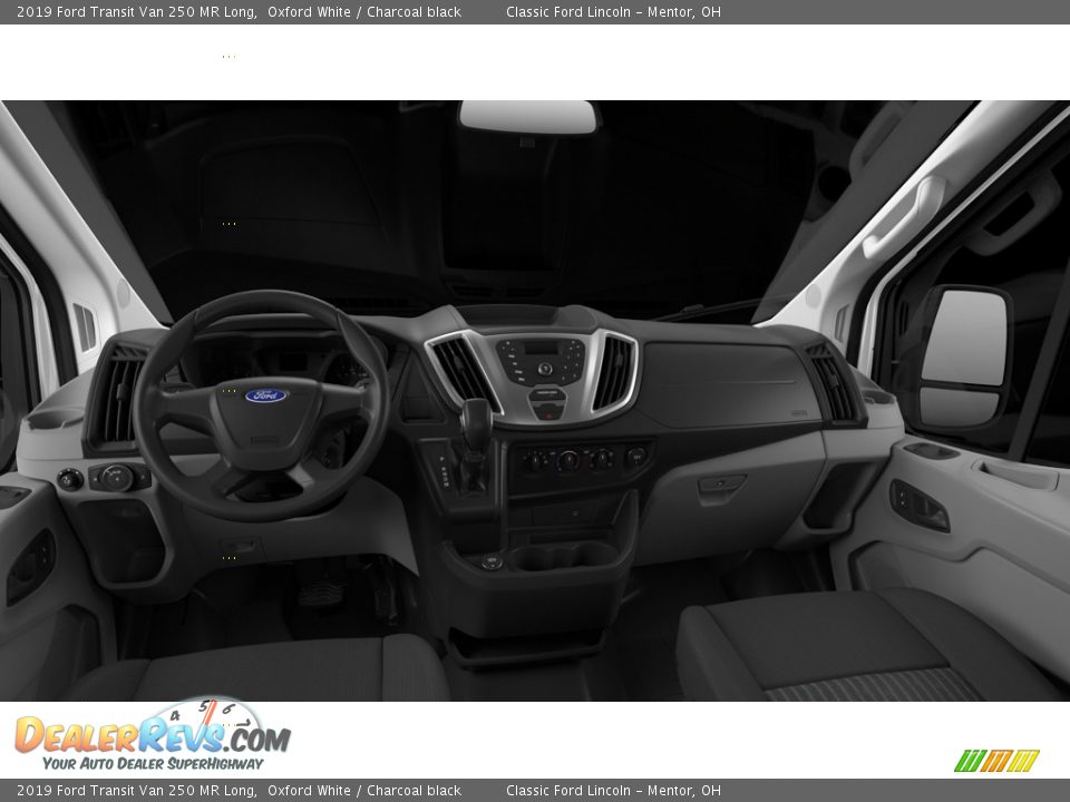 2019 Ford Transit Van 250 MR Long Oxford White / Charcoal black Photo #7