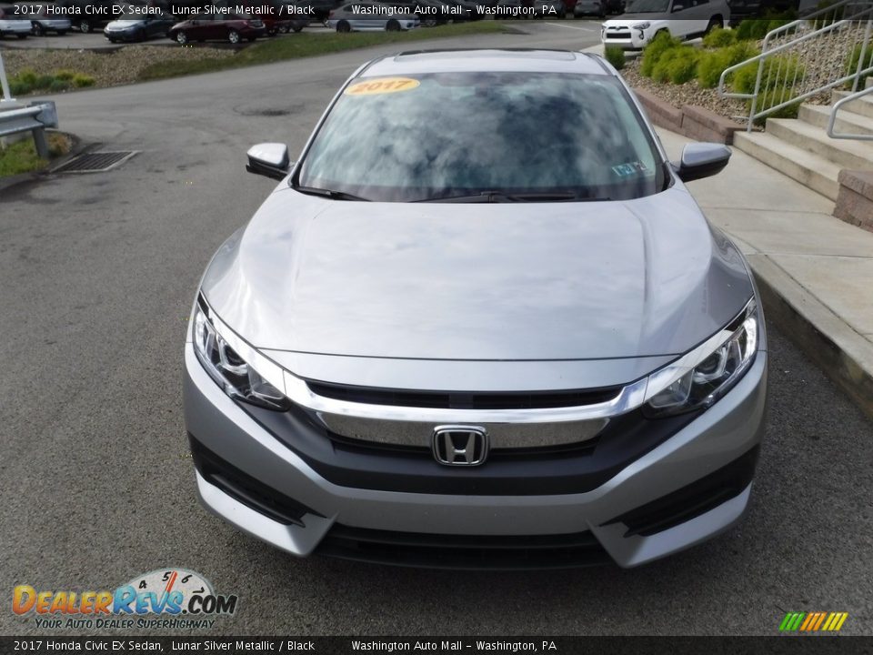 2017 Honda Civic EX Sedan Lunar Silver Metallic / Black Photo #5