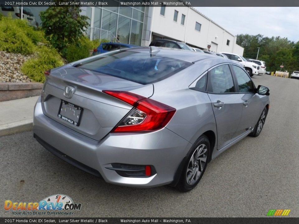 2017 Honda Civic EX Sedan Lunar Silver Metallic / Black Photo #9