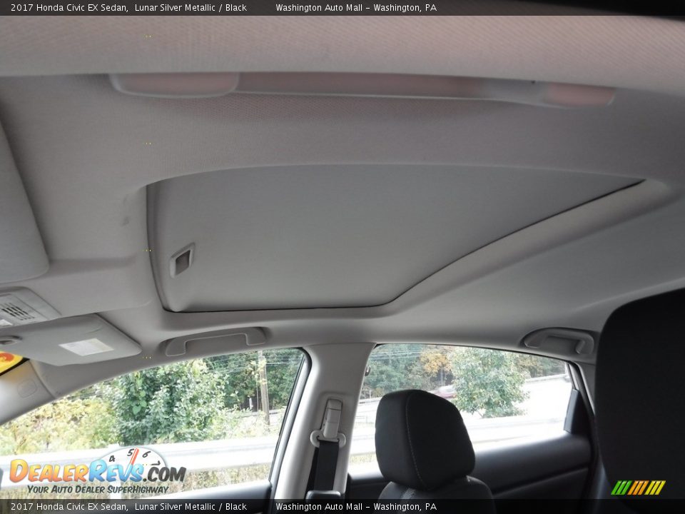 2017 Honda Civic EX Sedan Lunar Silver Metallic / Black Photo #10
