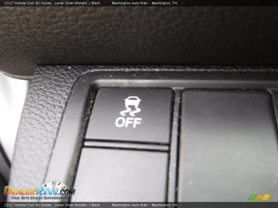 2017 Honda Civic EX Sedan Lunar Silver Metallic / Black Photo #14