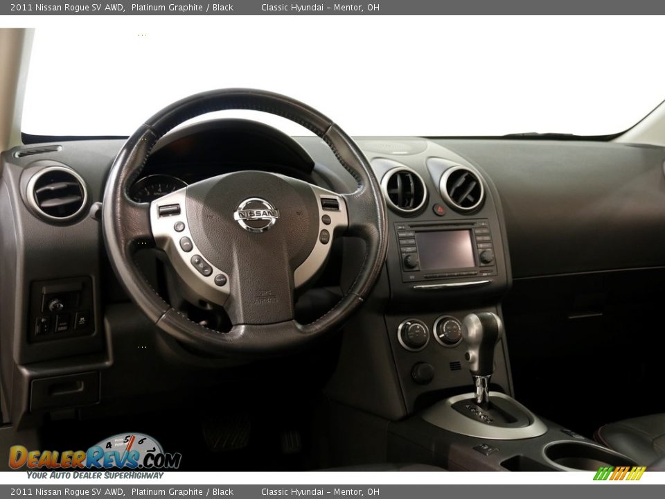 2011 Nissan Rogue SV AWD Platinum Graphite / Black Photo #6