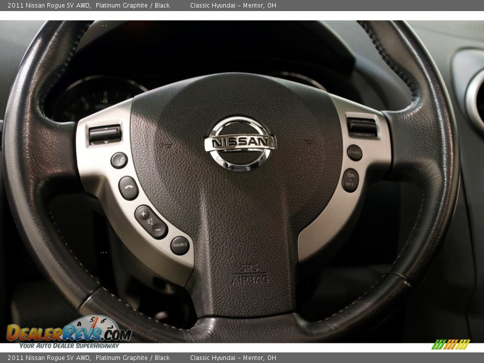 2011 Nissan Rogue SV AWD Platinum Graphite / Black Photo #7