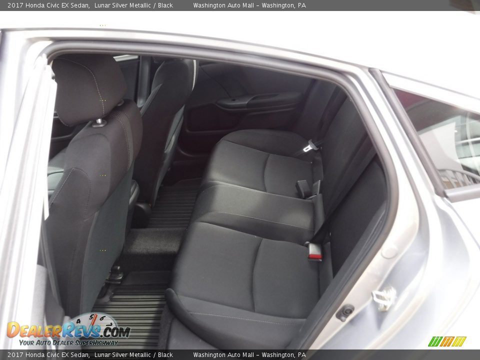 2017 Honda Civic EX Sedan Lunar Silver Metallic / Black Photo #21
