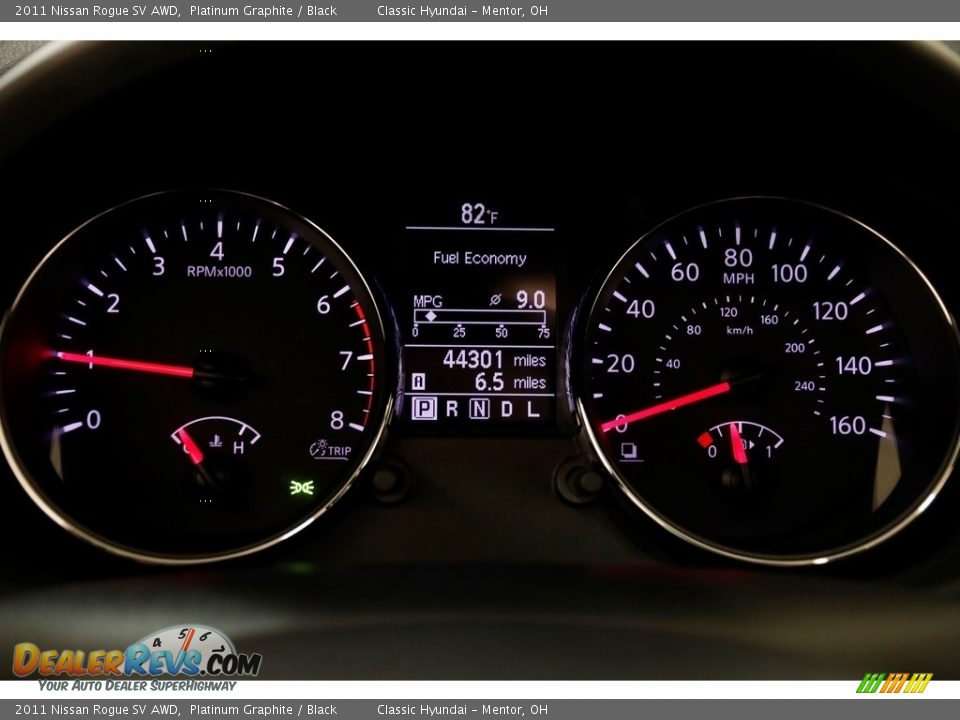 2011 Nissan Rogue SV AWD Platinum Graphite / Black Photo #8