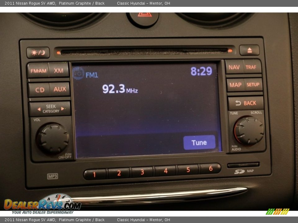 2011 Nissan Rogue SV AWD Platinum Graphite / Black Photo #11